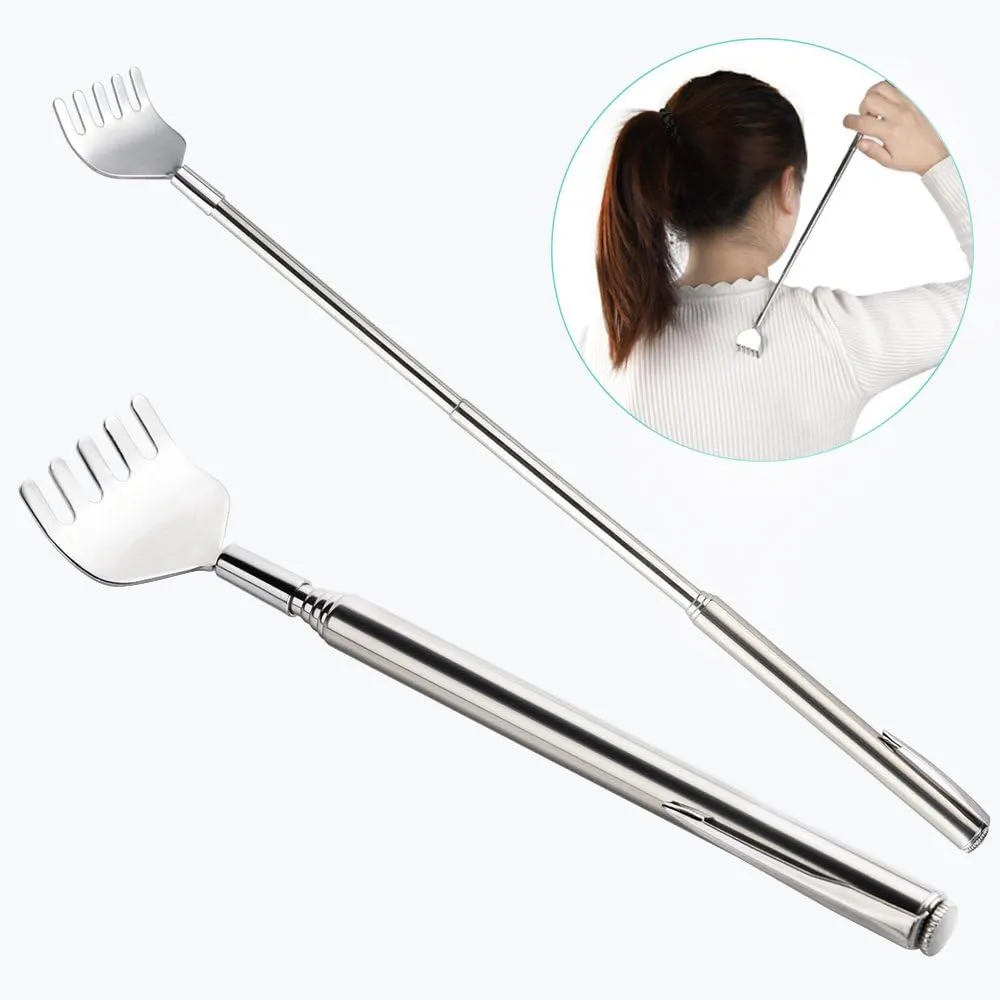 Stainless Steel Telescopic Back Scratcher — the perfect reach for everyday comfort